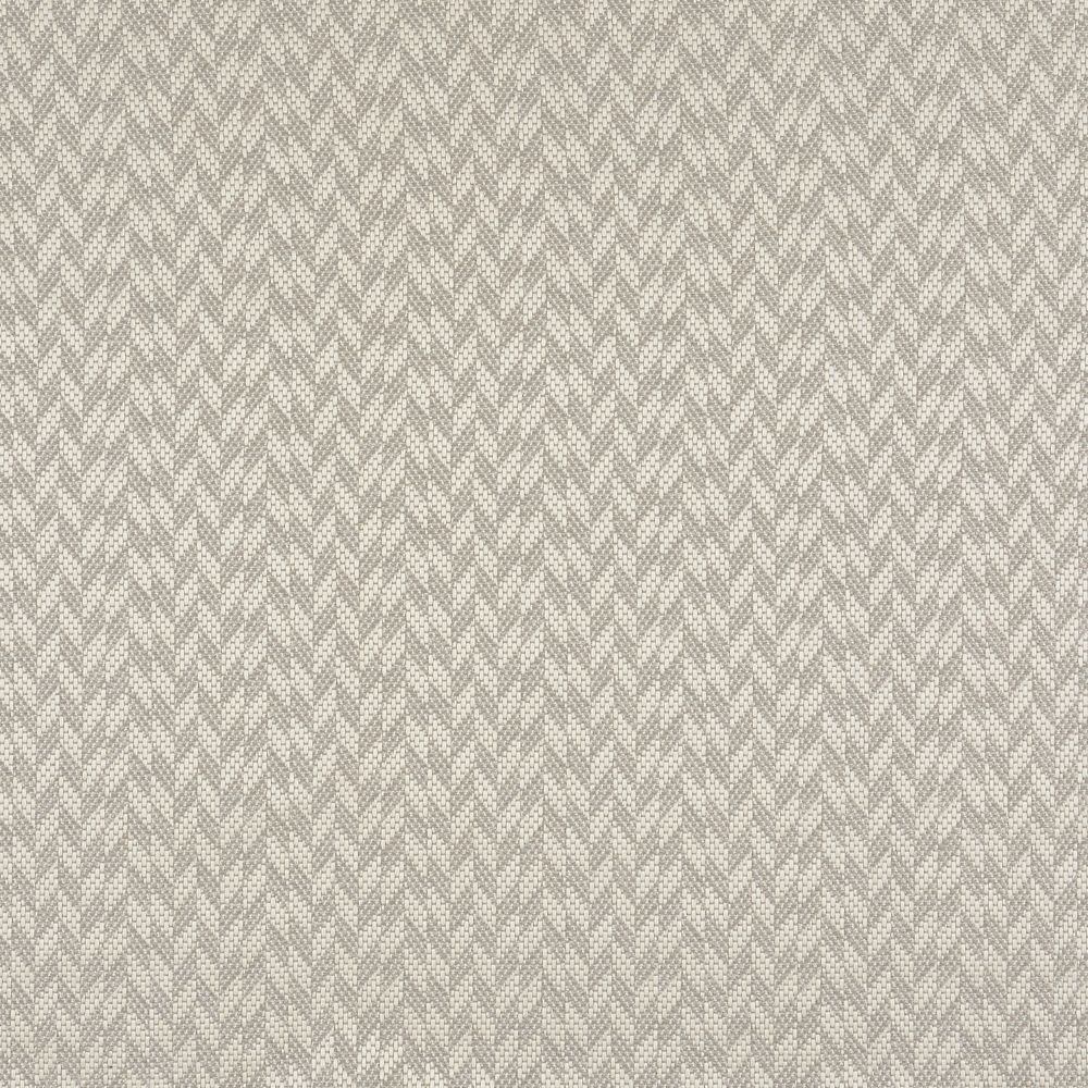 JF Fabrics HERRINGBONE 92J8921 Velocity Crypton Home Geometric Fabric in Grey / Cream