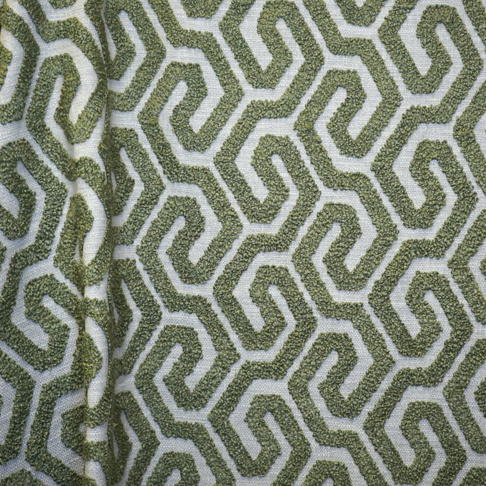 JF Fabrics INTERVAL 74J9161 Drapery Fabric in Green