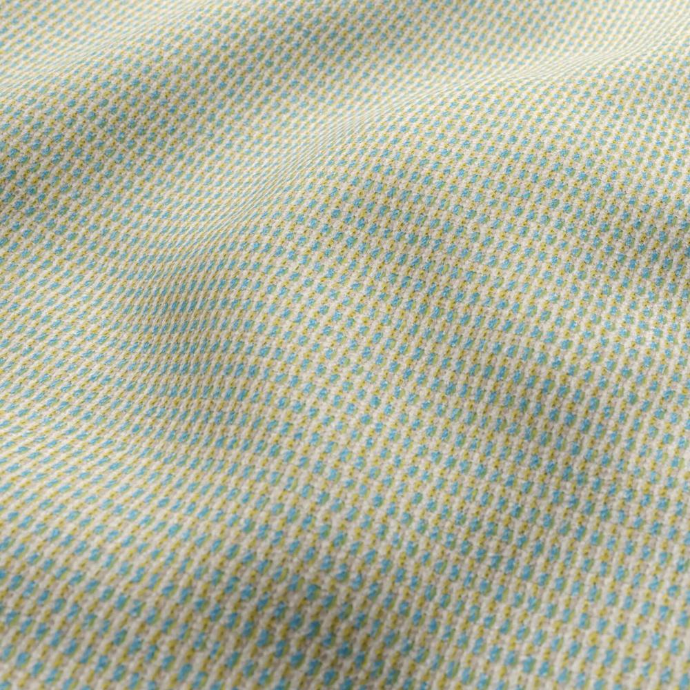 JF Fabric ISLE 64J9301 Fabric in Navy, Turquoise, Black, Grey, White
