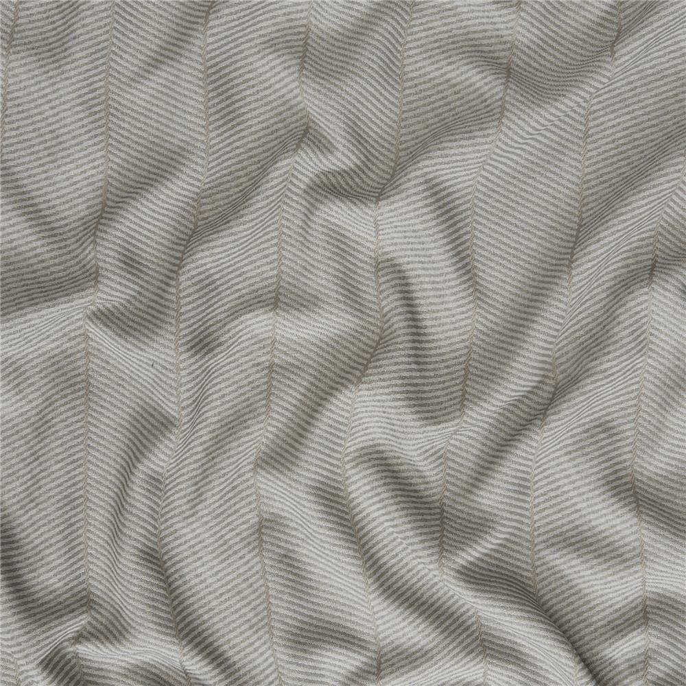 JF Fabrics LAFONT 97J8231 Fabric in Grey; Silver