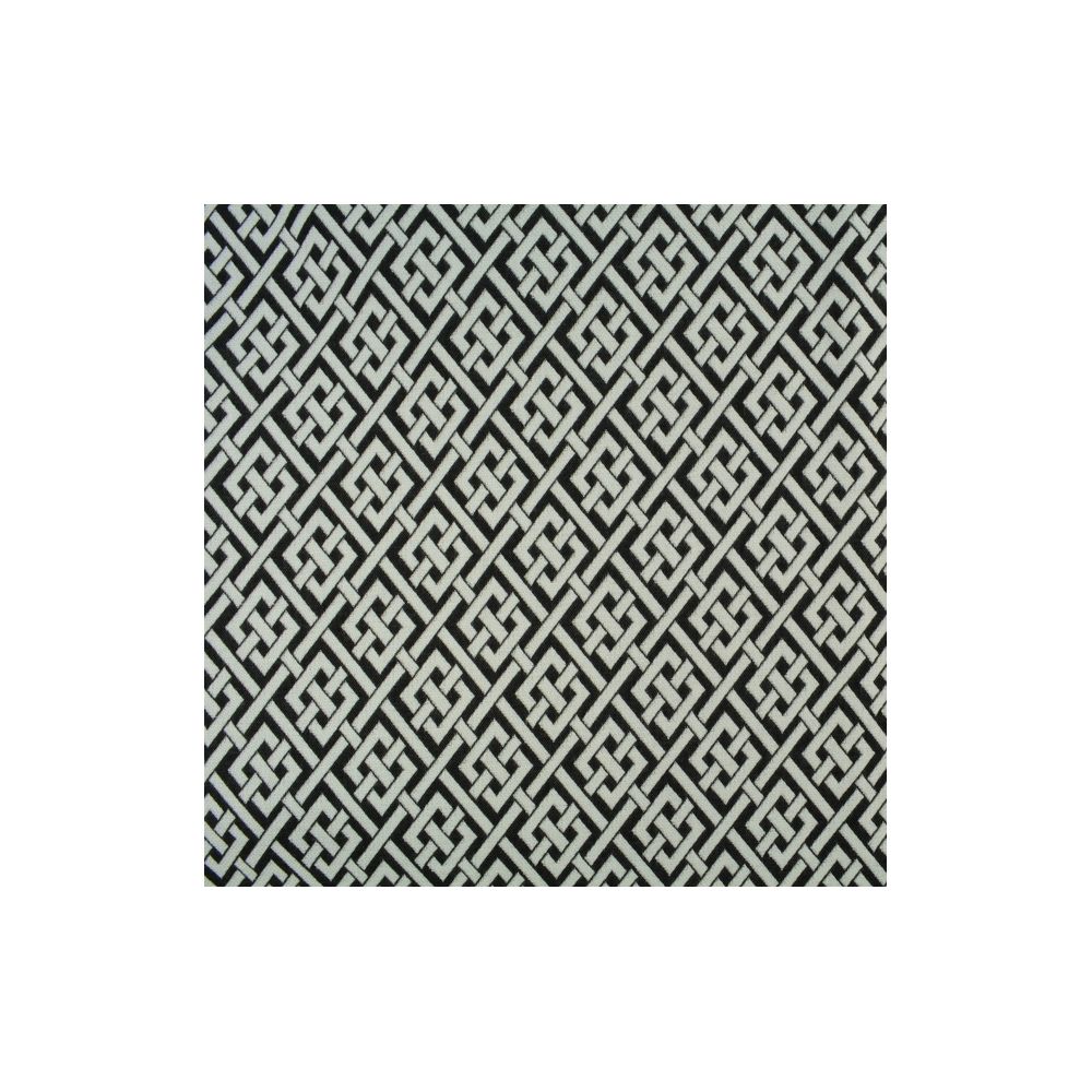 JF Fabric LATTICE 98J6581 Fabric in Black,Creme,Beige,Offwhite,White