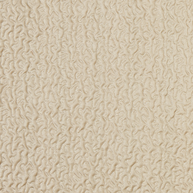 JF Fabrics MALDIVES-31 J7861 Chromium Book Plain with Stitched Squiggly Lines Upholstery Fabric