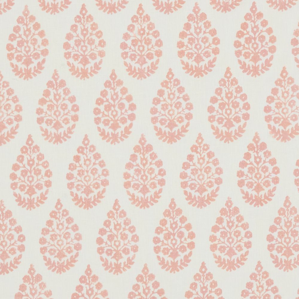 JF Fabrics MILLIE 42J9431 Fabric in Pink/ White