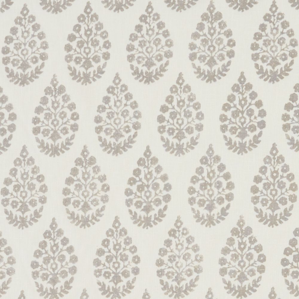 JF Fabric MILLIE 92J9431 Fabric in Grey, White