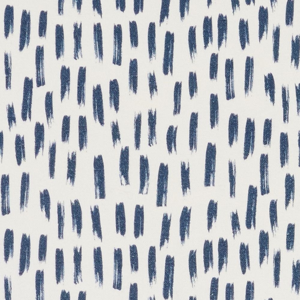 JF Fabrics MIMSY 67J9421 Fabric in Blue/ White