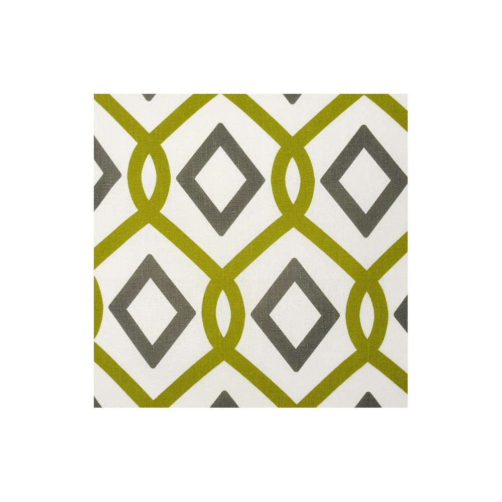 JF Fabric OAKLAND 75J6001 Fabric in Green,Grey,Silver,Offwhite