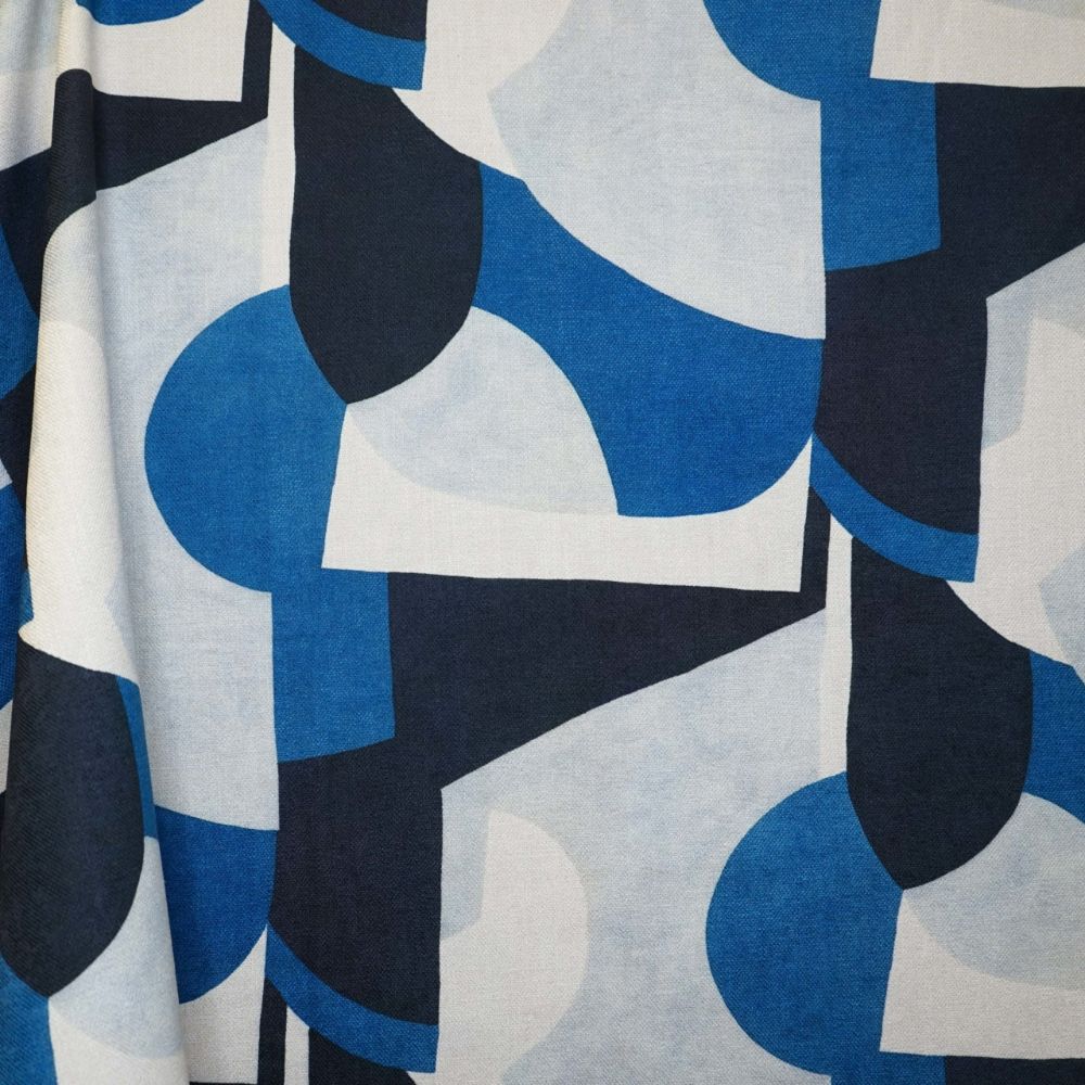 JF Fabrics OTTO 69SJ102 Fabric in Blue