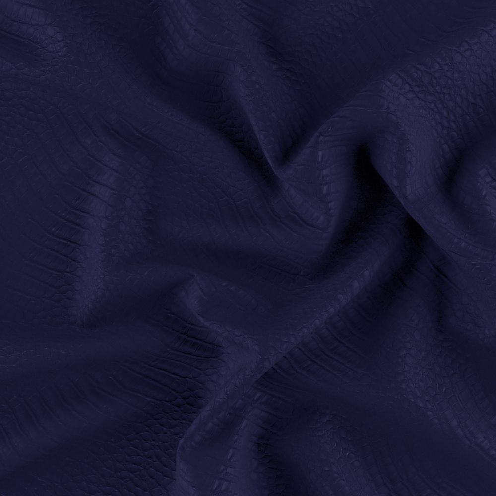 JF Fabric RAVEN 68J9011 Fabric in Blue, Marine