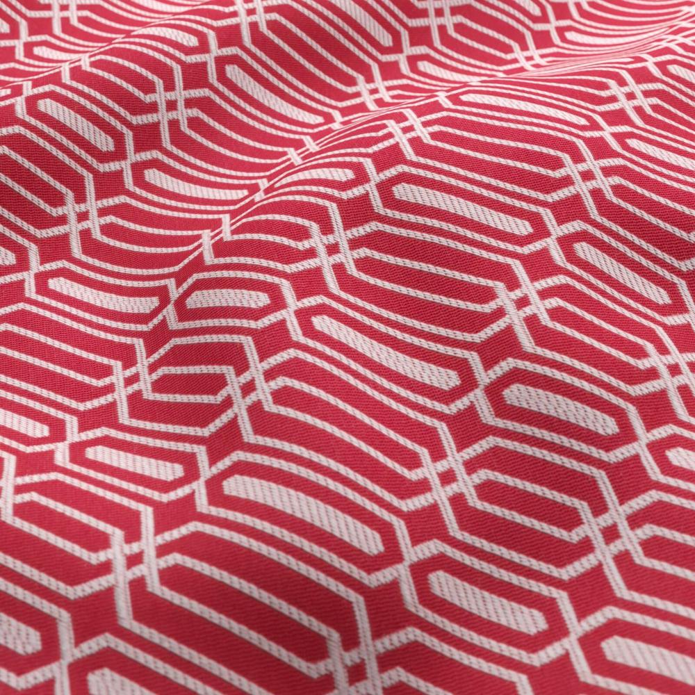 JF Fabric REEF 49J9301 Fabric in Red, White, Pink