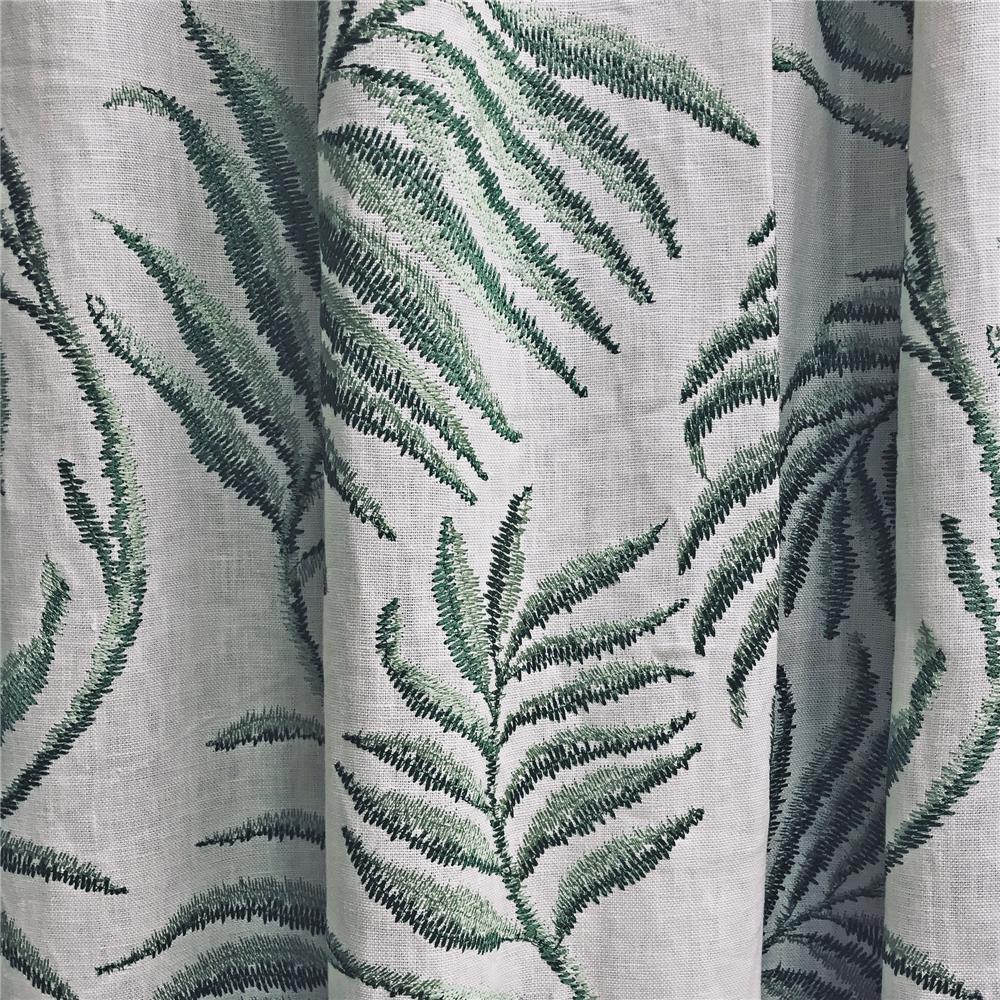 JF Fabrics SALVINIA 74SJ101 Fabric in Green