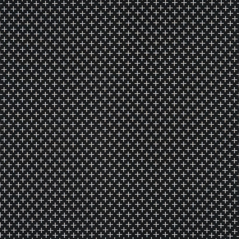 JF Fabric SCANDINAVIAN 99J8911 Fabric in Black, White