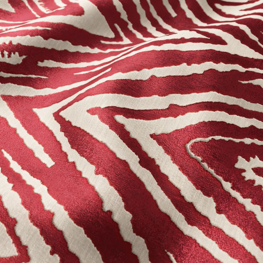 JF Fabrics SIDESHOW 47J9181 Upholstery Fabric in Red