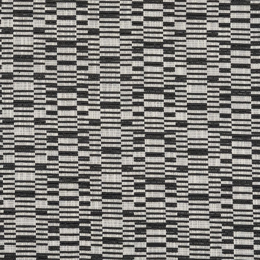 JF Fabrics TEMPO 99J8921 Velocity Crypton Home Texture Fabric in Black / Grey / White
