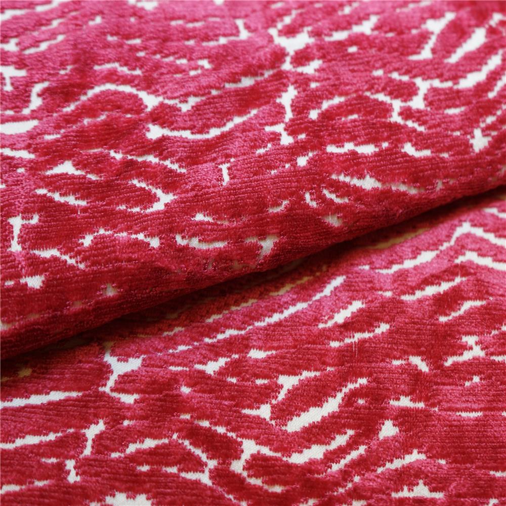 JF Fabrics TIGER 44SJ101 Fabric in Pink