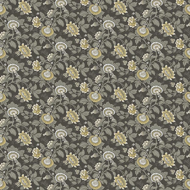 JF Fabrics TONQUIN PRIN-5 W7481 Wedgwood Wallcoverings Floral Print Multi-Purpose Fabric