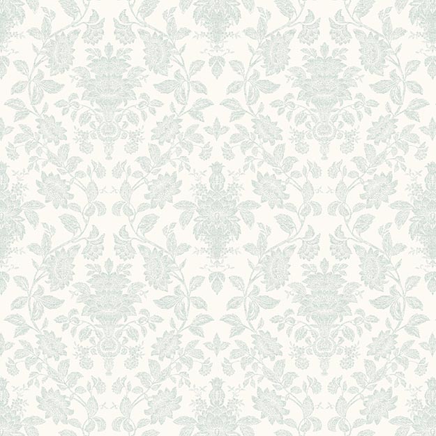 JF Fabrics TONQUIN WEAV-3 W7481 Wedgwood Wallcoverings Floral Woven Upholstery Fabric