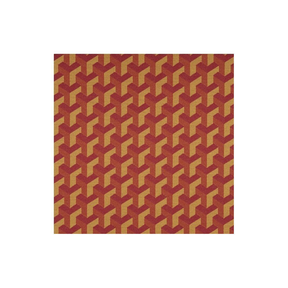 JF Fabric TRENTON 45J6861 Fabric in Burgundy,Red