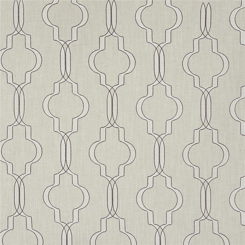 JF Fabric TULAH 95J8201 Fabric in Grey,Silver