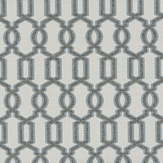 JF Fabric TYSON 63J7731 Fabric in Blue,Turquoise
