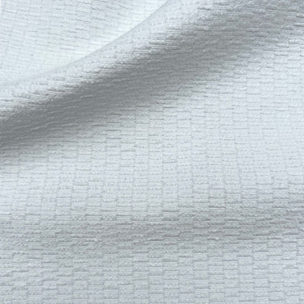 JF Fabrics UNWIND 90J9201 Fabric in White