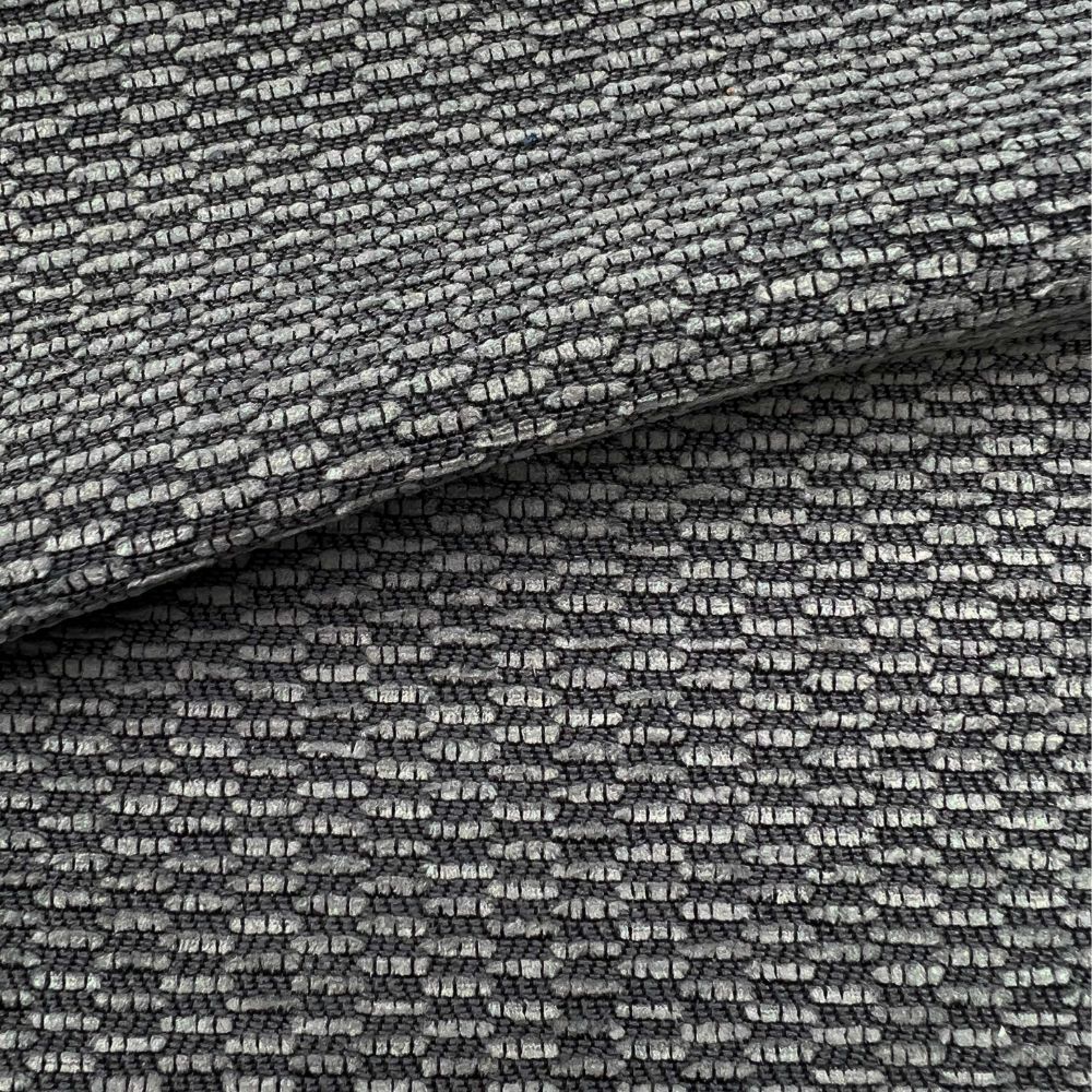 JF Fabrics UNWIND 97J9201 Fabric in Grey / Black