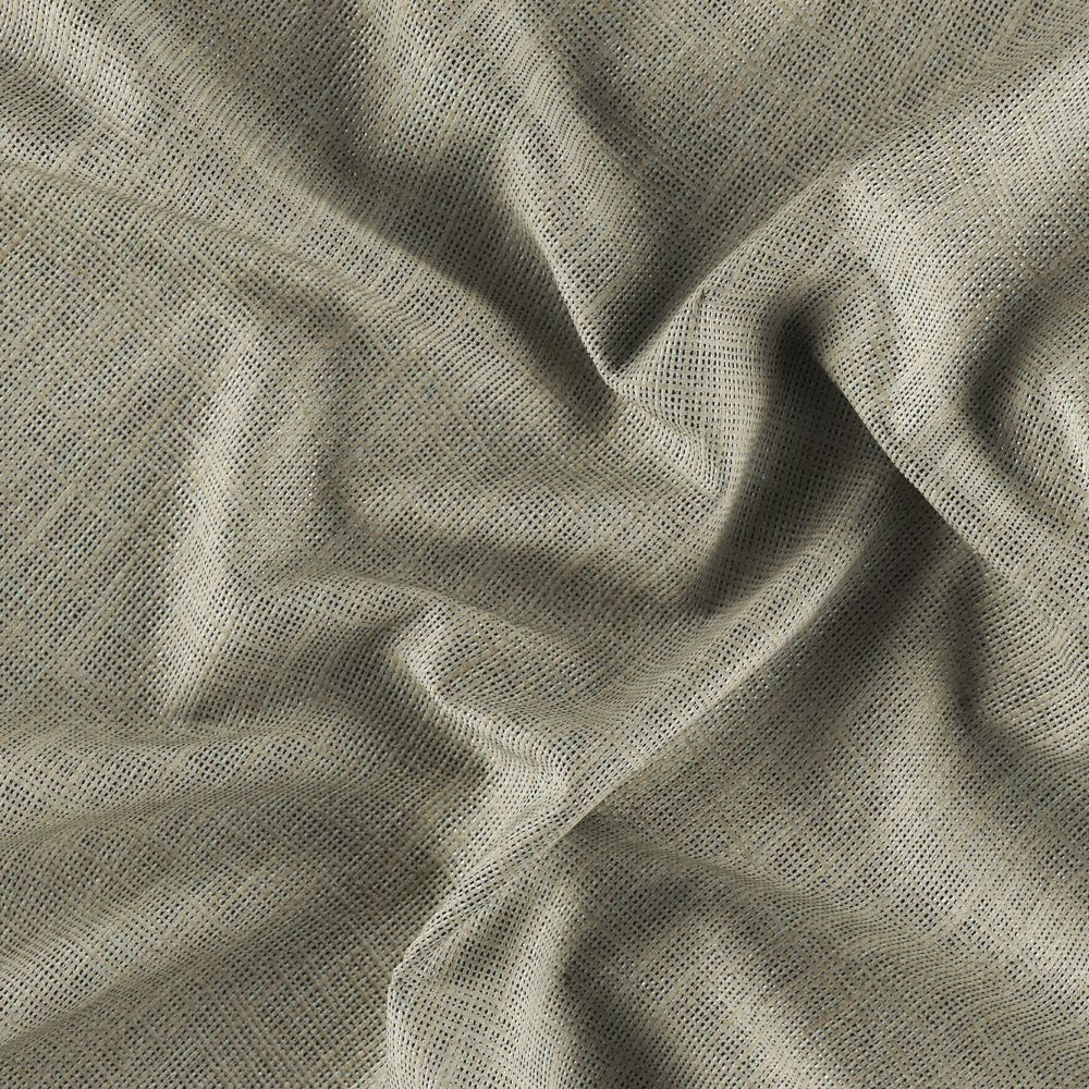 JF Fabrics VISION 34J9001 Cloud Nine Metallic Fabric in Tan / Cream