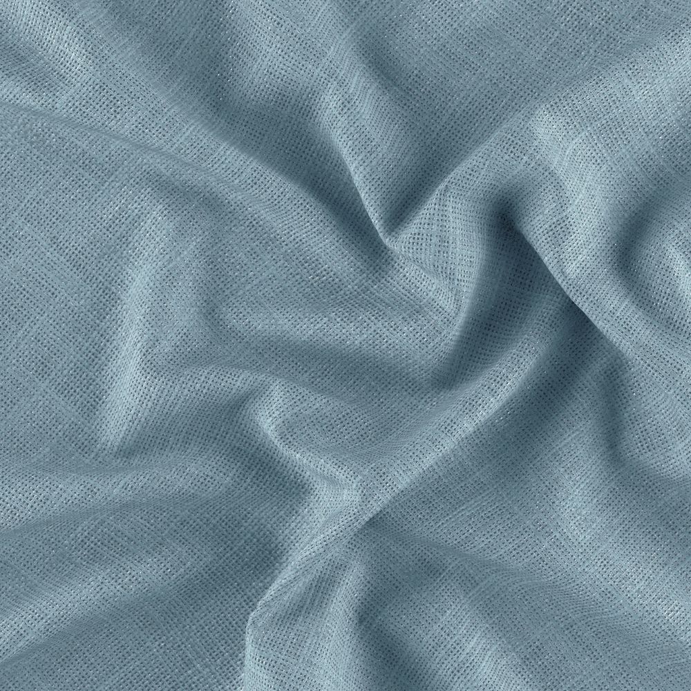 JF Fabrics VISION 67J9001 Cloud Nine Metallic Fabric in Blue / Teal / Silver