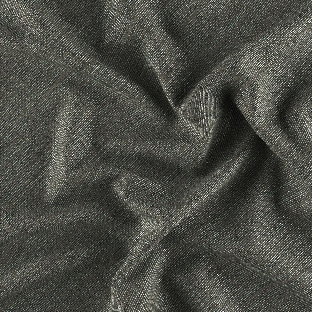 JF Fabric VISION 96J9001 Fabric in Grey, Black, Silver