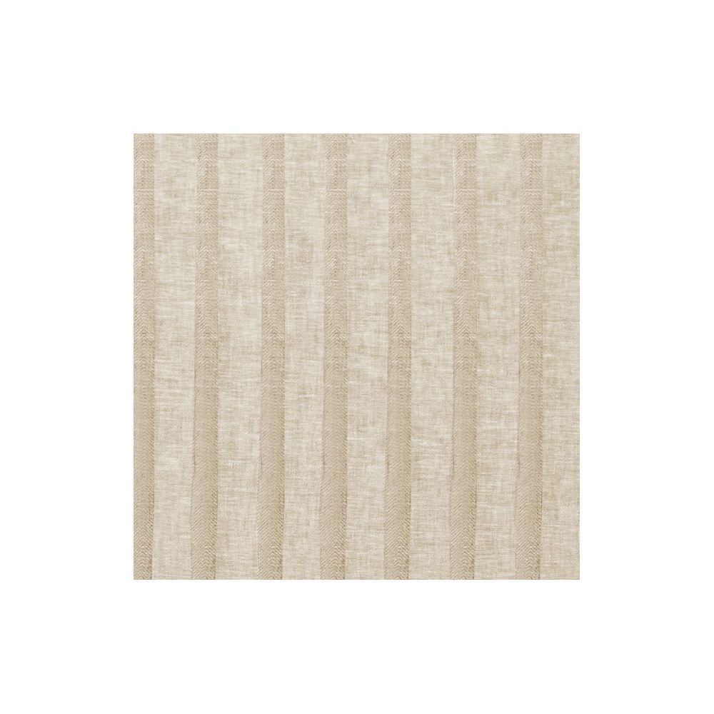JF Fabrics VOYAGE-32 Wide Width Striped Linen Sheer Drapery Fabric