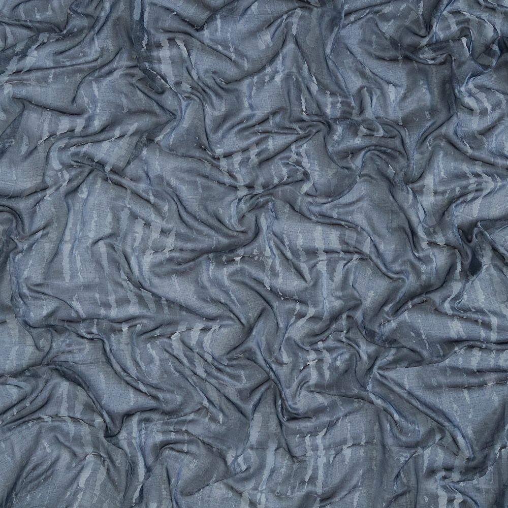 JF Fabric WATERCOLOR 69J9001 Fabric in Blue, Grey, Black