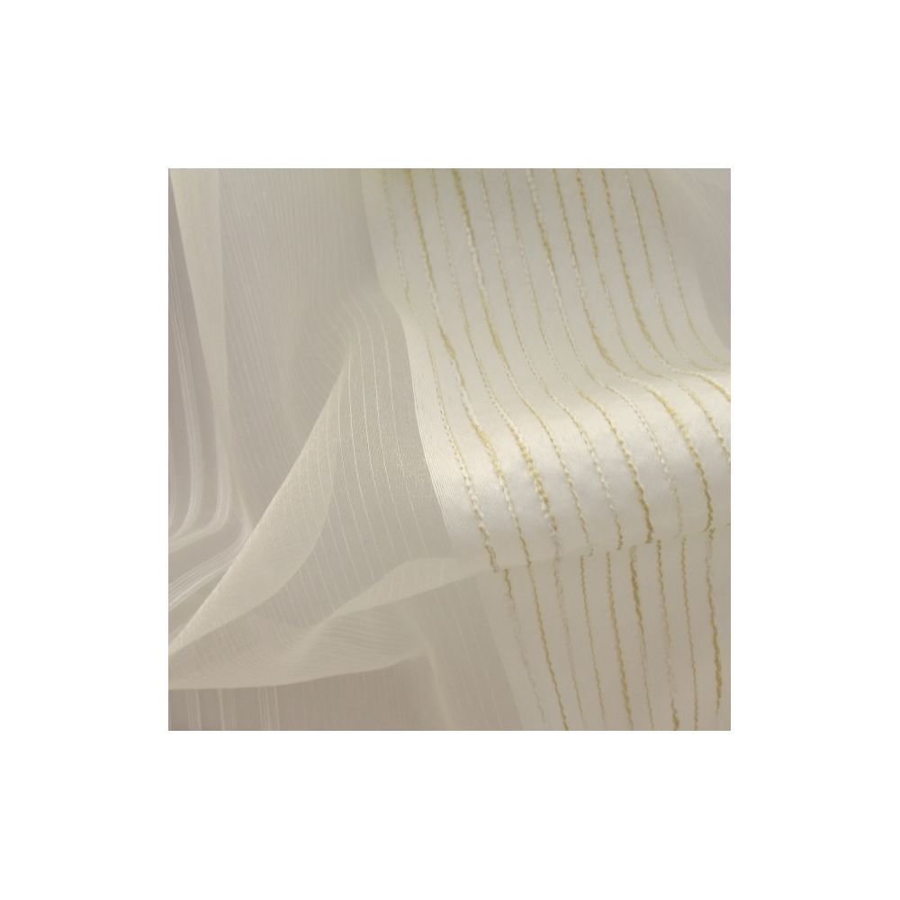 JF Fabrics WINONA-91 Sheer Knots and Stripes Drapery Fabric