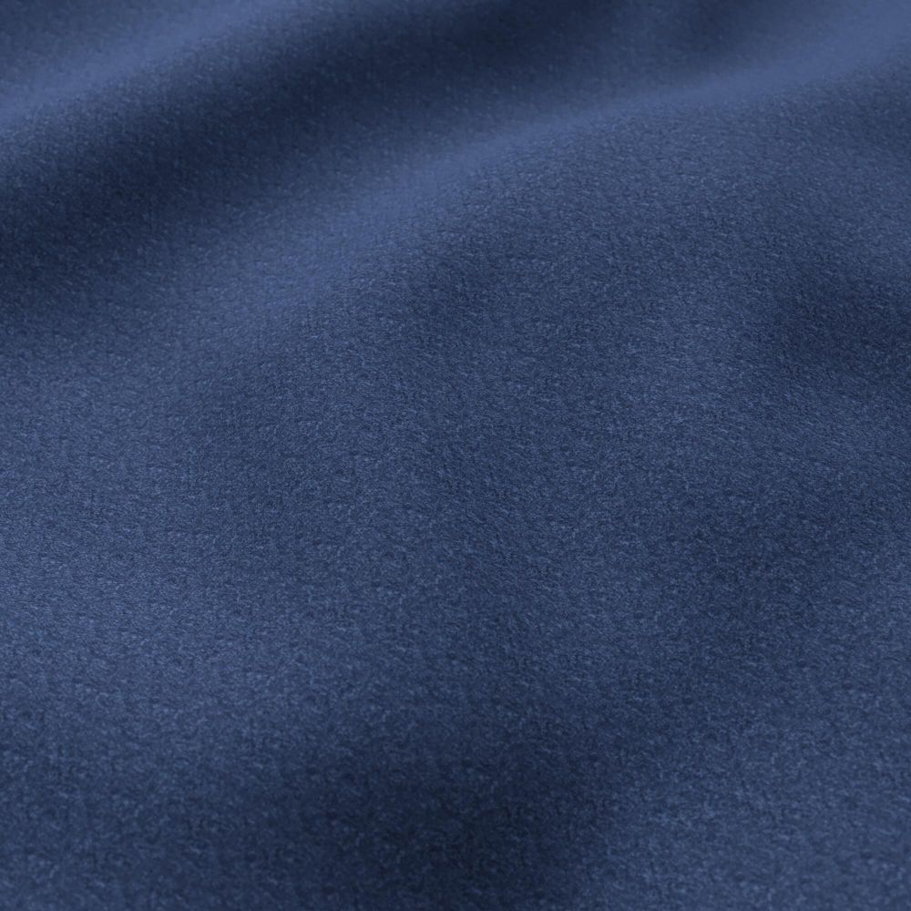 JF Fabrics WOOLISH 68J9141 Fabric in Navy, Blue