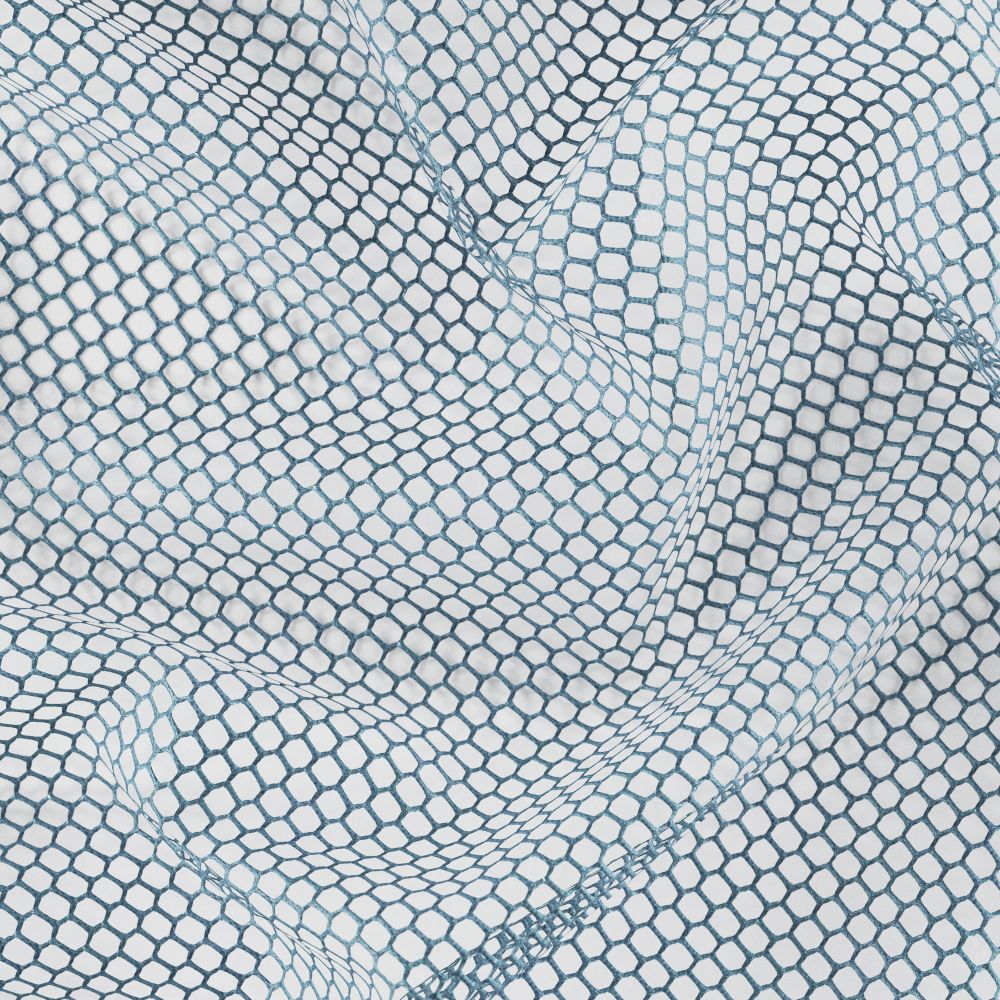 JF Fabrics ZIPPY 66J9001 Cloud Nine Geometric Fabric in Blue / Turquoise / Teal