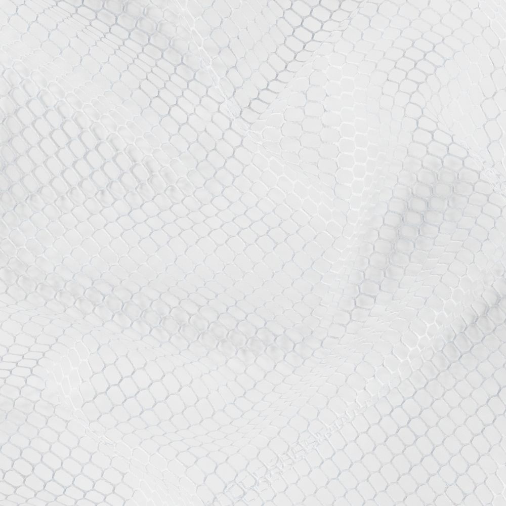 JF Fabrics ZIPPY 91J9001 Cloud Nine Geometric Fabric in White