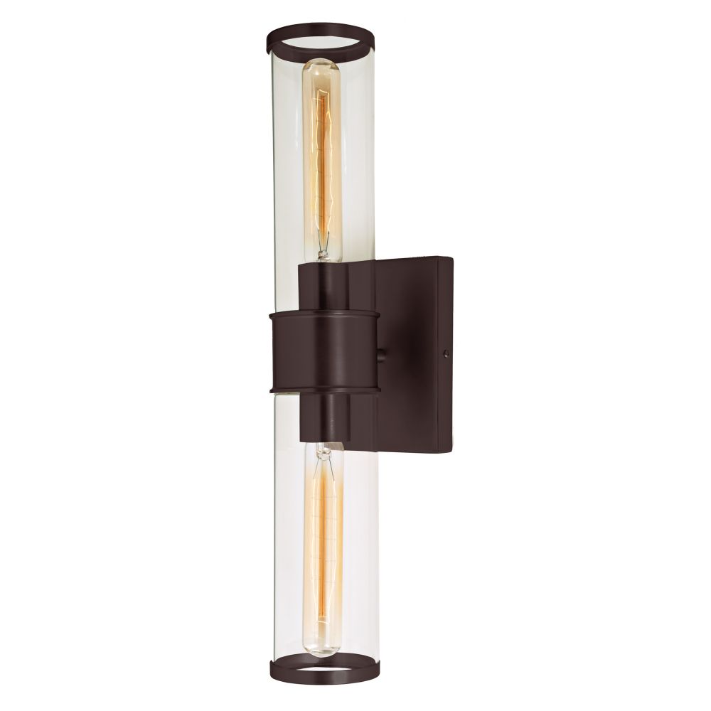 JVI Designs 1232-08 Gramercy two light wall sconce in Oil Rubbed Bronze