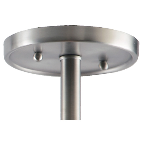 JVI Designs 1301-17 G4 One light grand central ceiling mount pewter finish 6" Wide, clear mouth blown glass ramona shade
