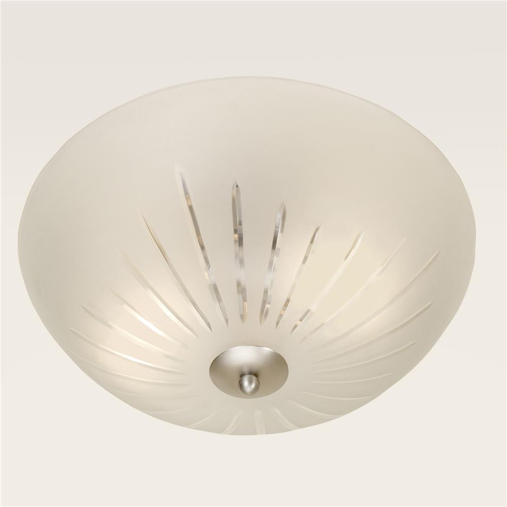 JVI Designs 2020-17 Roman ceiling light with spear cut glass in Pewter