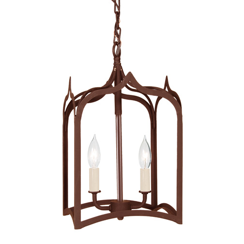 JVI Designs 3001-22 Small gothic lantern in Rust