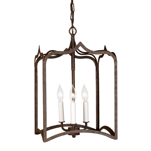 JVI Designs 3002-22 Medium gothic lantern in Rust