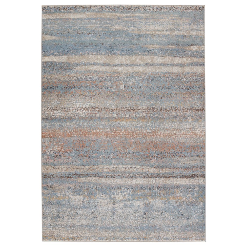 Vibe by Jaipur Living ABL17 Devlin Abstract Blue/ Tan Area Rug (9