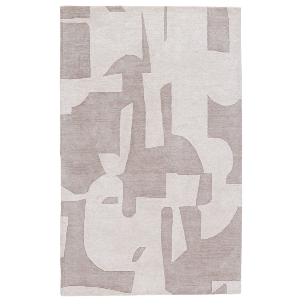 Jaipur Living ANT02 Noverre Handmade Abstract Taupe/ Cream Area Rug (10