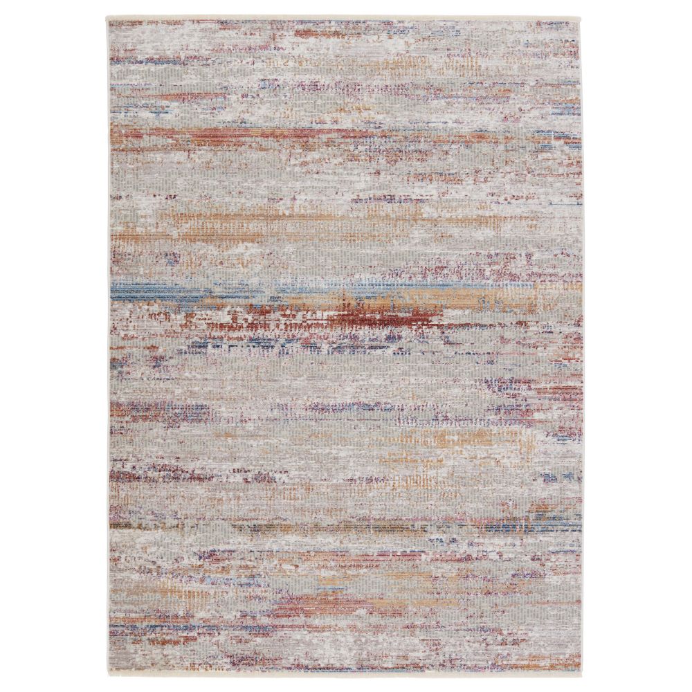Vibe by Jaipur Living AUD02 Alzea Abstract Light Gray/ Multicolor Area Rug (9