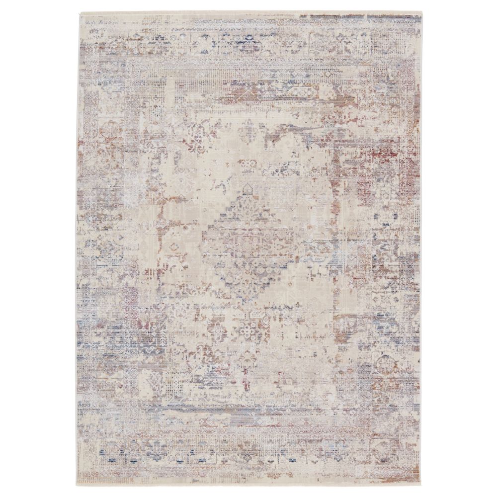 Vibe by Jaipur Living AUD03 Riven Medallion Cream/ Multicolor Area Rug (9