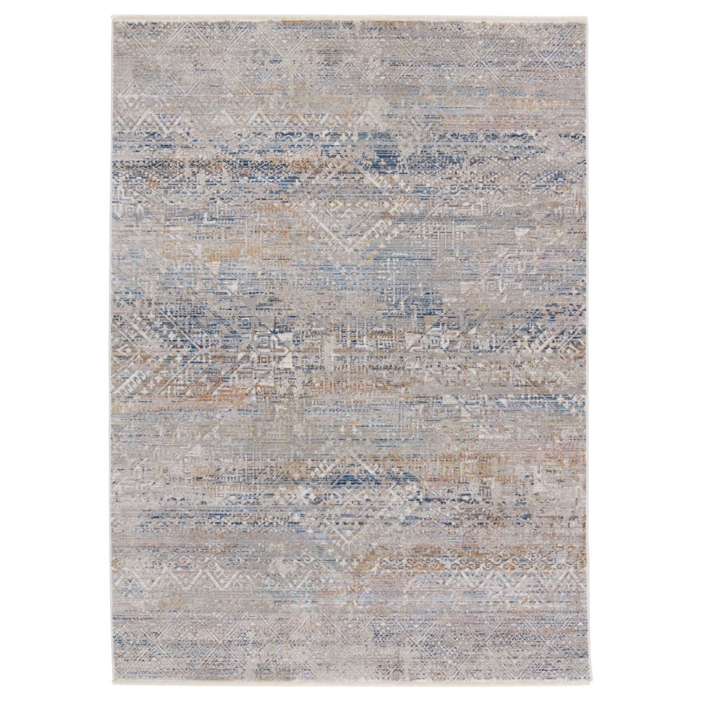 Vibe by Jaipur Living AUD05 Louden Tribal Gray/ Blue Area Rug (9