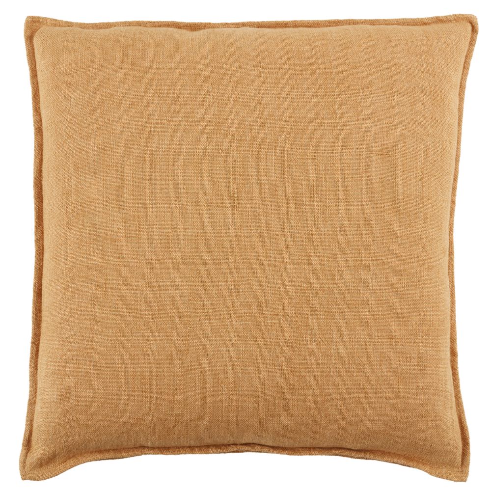 Jaipur Living PLW103824 Blanche Solid Light Terracotta Down Pillow 22 inch