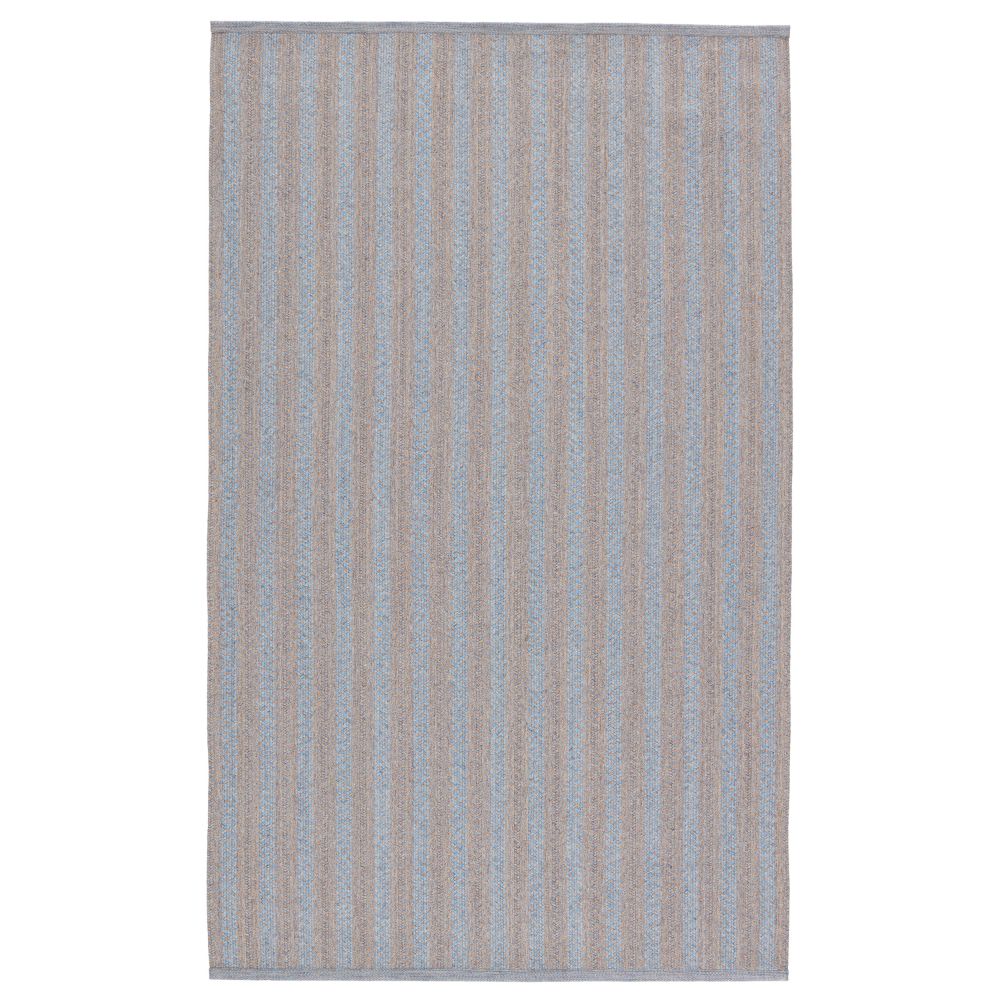 Jaipur Living BRO03 Topsail Indoor/ Outdoor Striped Light Blue/ Taupe Area Rug (5
