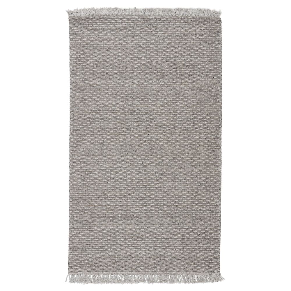 Jaipur Living BTE02 Caraway Handwoven Solid Gray/ Cream Area Rug (9