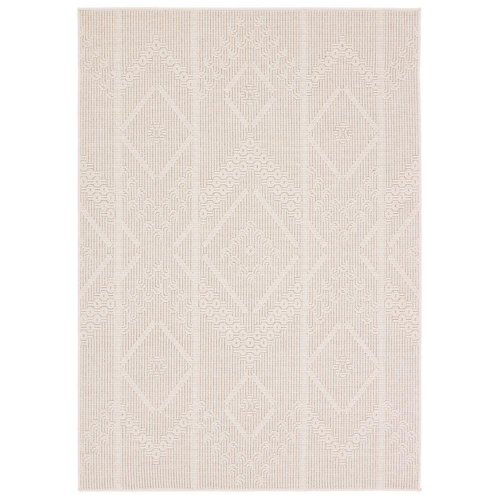 Vibe by Jaipur Living CNT02 Cardinal Indoor/Outdoor Medallion Cream Area Rug (5