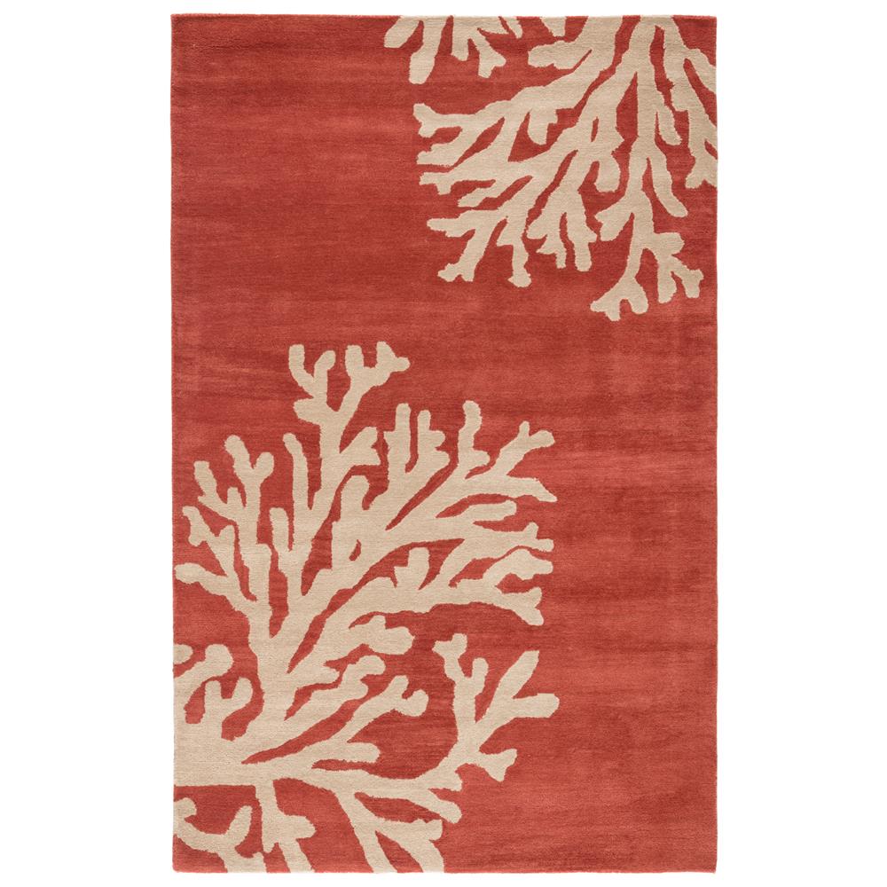 Jaipur Living COS02 Bough Handmade Abstract Coral/ Tan Area Rug (5