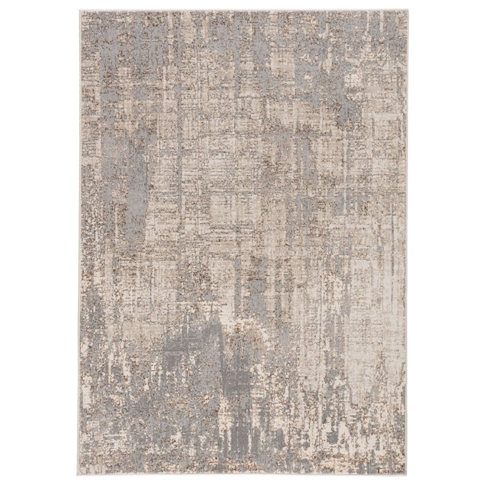 Jaipur Living CTY06 Calibra Abstract Gray/ Taupe Round Rug (8